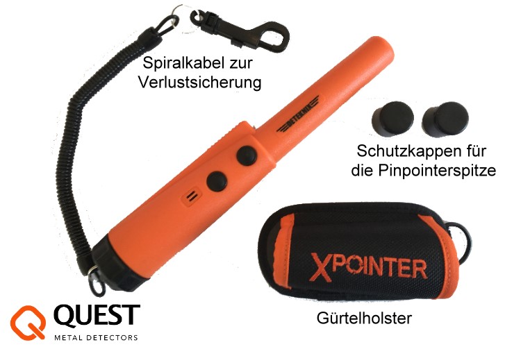 Quest Q40 Metalldetektor & Xpointer Pinpointer