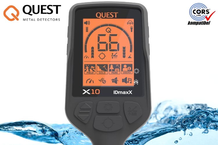 Metalldetektor Quest X10 IDMaxX
